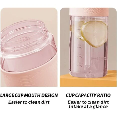 Bouteille D'eau De Sport étanche 1 Pièce, Bouteille D'eau Pour Enfants Sans BPA, Gourde De 700 Ml Avec Paille, Parfaite Pour Le Bureau De L'école De Voyage De Sport - Rose 4 Bouteille D'eau De Sport étanche 1 Pièce, Bouteille D'eau Pour Enfants Sans BPA, Gourde De 700 Ml Avec Paille, Parfaite Pour Le Bureau De L'école De Voyage De Sport - Rose – Image 4