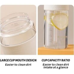 Bouteille D'eau De Sport étanche 1 Pièce, Bouteille D'eau Pour Enfants Sans BPA, Gourde De 700 Ml Avec Paille, Parfaite Pour Le Bureau De L'école De Voyage De Sport - Blanc 9 Bouteille D'eau De Sport étanche 1 Pièce, Bouteille D'eau Pour Enfants Sans BPA, Gourde De 700 Ml Avec Paille, Parfaite Pour Le Bureau De L'école De Voyage De Sport - Blanc -Krups || DeLonghi Soldes 65392987 5