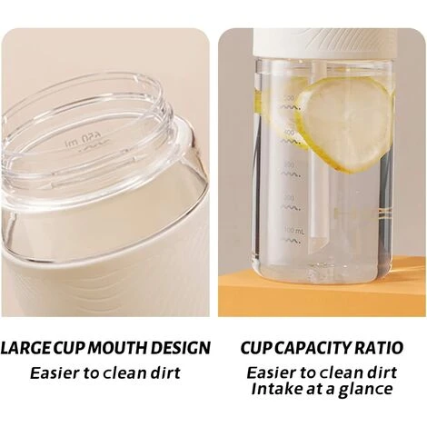 Bouteille D'eau De Sport étanche 1 Pièce, Bouteille D'eau Pour Enfants Sans BPA, Gourde De 700 Ml Avec Paille, Parfaite Pour Le Bureau De L'école De Voyage De Sport - Blanc 5 Bouteille D'eau De Sport étanche 1 Pièce, Bouteille D'eau Pour Enfants Sans BPA, Gourde De 700 Ml Avec Paille, Parfaite Pour Le Bureau De L'école De Voyage De Sport - Blanc – Image 5