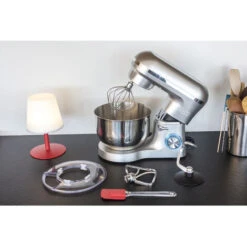 Robot Patissier Multifonction 5.5l 1500w Gris - Kitchen Move - Bat-1518-n -Krups || DeLonghi Soldes 65442135 5