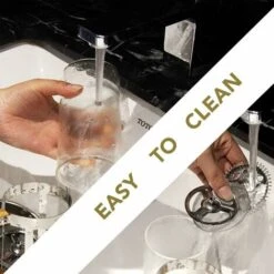 Cafetière à Piston, Cafetière à Piston 350 Ml 12 Oz 1-2 Tasses, Petite Presse à Thé En Verre Borosilicaté Avec Poignée En Bambou -Krups || DeLonghi Soldes 65507078 4