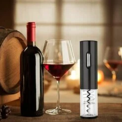 Tire-bouchon à Vin électrique En Acier Inoxydable Tire-bouchon à Vin Rechargeable ABS Rechargeable -Krups || DeLonghi Soldes 65805363 4