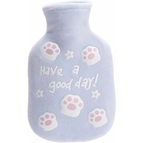 Bouillotte 350 Ml Bouillotte Chaude Peluche Dessin Animé Animal Dessin Animé Poche Chaude Chauffage Caoutchouc Sac Thermos Bleu-BDD 1 Bouillotte 350 Ml Bouillotte Chaude Peluche Dessin Animé Animal Dessin Animé Poche Chaude Chauffage Caoutchouc Sac Thermos Bleu-BDD