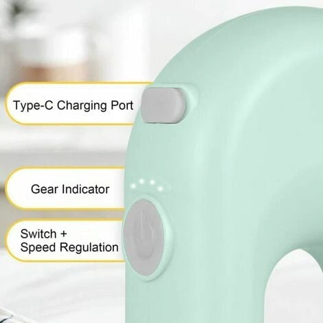 Batteur à Oeufs électrique Batteur à Main Batteur à Oeufs 4 Vitesses Batteur à Oeufs Pour La Cuisson Des Gâteaux Crème Pâtissière Support Sans Fil 2 Batteur à Oeufs électrique Batteur à Main Batteur à Oeufs 4 Vitesses Batteur à Oeufs Pour La Cuisson Des Gâteaux Crème Pâtissière Support Sans Fil – Image 2