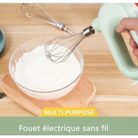 Batteur à Oeufs électrique Batteur à Main Batteur à Oeufs 4 Vitesses Batteur à Oeufs Pour La Cuisson Des Gâteaux Crème Pâtissière Support Sans Fil 3 Batteur à Oeufs électrique Batteur à Main Batteur à Oeufs 4 Vitesses Batteur à Oeufs Pour La Cuisson Des Gâteaux Crème Pâtissière Support Sans Fil – Image 3