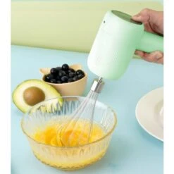 Mixeur Plongeant électrique, Mixeur Multifonction Sans Fil Rechargeable Par USB à 3 Vitesses Avec 2 Moustaches, Mixeur Plongeant électrique Portable Pour Pâtisserie-crème-protéine, Blanc -Krups || DeLonghi Soldes 67416092 4