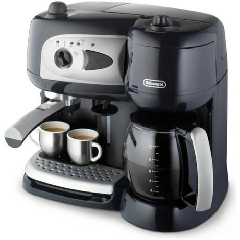 DELONGHI BCO 260CD.1 Combiné Expresso Cafetiere - Blue Silver 1 DELONGHI BCO 260CD.1 Combiné Expresso Cafetiere - Blue Silver