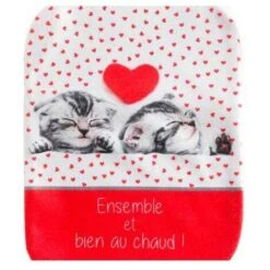 Housse Bouillotte Polaire 21x34 Cm Tout Doux Chatons -Krups || DeLonghi Soldes 70446910 3