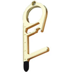 Ouvre-bouteille Porte-clés En Titane Avec Porte-clés En Titane - Ouvre-boîte - Compact, Polyvalent Et Durable OR