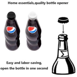 Ouvre-bouteille 3 En 1 Bière Boisson Ouvre-bouteille Multifonctionnel Porte-clés Ouvre-boîte Bleu -Krups || DeLonghi Soldes 70950457 4