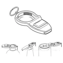 Ouvre-bouteille 3 En 1 Bière Boisson Ouvre-bouteille Multifonctionnel Porte-clés Ouvre-boîte Bleu -Krups || DeLonghi Soldes 70950457 5