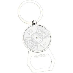 Porte-clés Anglais Calendrier Perpétuel Porte-clés Décapsuleur Métal Voiture Pendentif