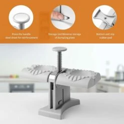 Ravioli Ancien Fabricant De Boulettes, Moule à Boulettes Automatique à Double Tête, Envelopper Deux à La Fois, Ustensile De Cuisine, Rapide Et Pratique Pour Faire Des Boulettes -Krups || DeLonghi Soldes 71089899 2