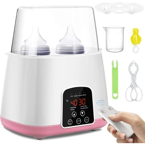 Chauffe Biberons Électrique, 6-en-1 Sterilisateur Biberons Electrique Portable Avec Écran LED Et Contrôle De La Température, Pour Stérilisation/Décongélation/Chauffage Aliments 1 Chauffe Biberons Électrique, 6-en-1 Sterilisateur Biberons Electrique Portable Avec Écran LED Et Contrôle De La Température, Pour Stérilisation/Décongélation/Chauffage Aliments