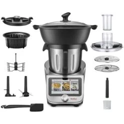 Robot Cuiseur Multifonctions Connecté Avec Bol Xl, Balance Intégrée Et Grand écran Tactile - Robby - Robicook Xl -Krups || DeLonghi Soldes 71214345 3