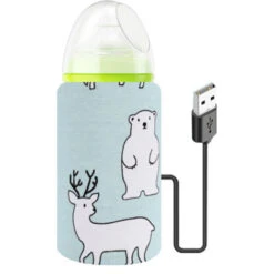 Thermostat Chauffe-biberon Portable USB Pour Les Voyages En Plein Air En Famille (ours Polaire)