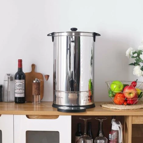 Percolateur Professionnel à Café 14 L Avec Filtre Permanent - 100 Tasses 2 Percolateur Professionnel à Café 14 L Avec Filtre Permanent - 100 Tasses – Image 2