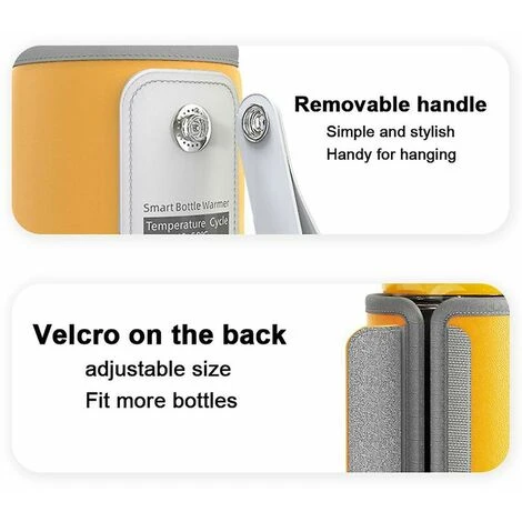 Chauffe-biberon Portable USB Pour Lait Maternel, Charge Rapide Et Chauffage Précis Des Chauffe-biberons De Voiture Et De Voyage, Chauffe-biberon Isolé Automatique Fo 4 Chauffe-biberon Portable USB Pour Lait Maternel, Charge Rapide Et Chauffage Précis Des Chauffe-biberons De Voiture Et De Voyage, Chauffe-biberon Isolé Automatique Fo – Image 4