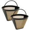 Solde- AGILITY, 2 PCS Filtre Cafetiere En Acier Doré 304 10cm 100 Mailles Filtre à Café Permanent Antirouille Goutteur De Café Réutilisable Anti-corrosion Pour Machine à Café Cuisine Bureau Café Boula