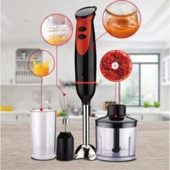 Bâton De Cuisson Multifonctionnel Bébé Complément Alimentaire Machine à Main électrique Bâton D'agitation Noir -Krups || DeLonghi Soldes 79009719 4