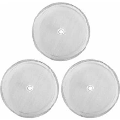 Lot De 3 Filtres De Rechange Pour Cafetière Française 10,2 Cm Maille En Acier Inoxydable Remplacement Pour Cafetière Française 1000 Ml / 963,9 G / 8 Tasses
