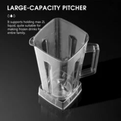 Blender Multifonctionnel Pour Smoothie Milkshake Juicer Broyeur À Glace Moulin À Grains Électrique 4500W 15 Vitesses De Rotation, Prise UE Rouge (Rouge, Prise UE) -Krups || DeLonghi Soldes 82104932 4