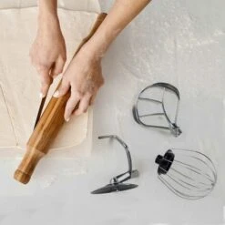 Robot Pâtissier KR210 - Mixeur - Mélangeur - Crochet - Fouet - 1000W -Krups || DeLonghi Soldes 82693661 5