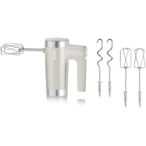 Graef HM508EU Batteur 600 W Taupe 2 Graef HM508EU Batteur 600 W Taupe – Image 2