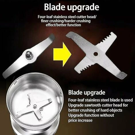 Multifonctionnel Maison Broyeur Machine Céréales Noix Haricots Épices Rectifieuse Électrique Moulin À Café 3 Multifonctionnel Maison Broyeur Machine Céréales Noix Haricots Épices Rectifieuse Électrique Moulin À Café – Image 3