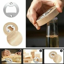 16 Pièces Ouvre-Bouteille Bricolage Artisanat, Petit Ouvre-bière Ouvre-Bouteille, Ouvre-Bouteille Avec Des Vis, Avec 32 Vis, Pour Ouvrir Des Bouteilles De Bière, Des Bouteilles De Jus，Starlight Zhuoxu -Krups || DeLonghi Soldes 85793444 3