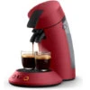 Machine A Café A Dosettes PHILIPS Senseo Original Plus CSA210/91 - Rouge