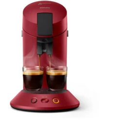 Machine A Café A Dosettes PHILIPS Senseo Original Plus CSA210/91 - Rouge -Krups || DeLonghi Soldes 89614129 3