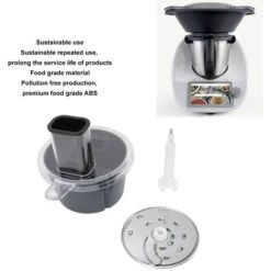 Kit De Coupe De Récipient De Robot Culinaire Multifonctionnel, Compatible Avec Les Accessoires De Disque De Hachage De Trancheuse De Mélangeur De Vorwerk TM5 6 -Krups || DeLonghi Soldes 91118939 4