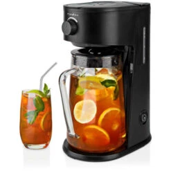 NEDIS Machine à Café Et à Thé Glacés Filtre A Café 2.5 L 6 Tasses Noir