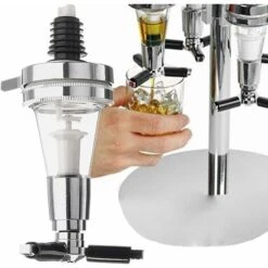 WddnAot LANGM Distributeur D'alcool, Barre De Mesure De Distributeur De Boissons à Cocktail Chromé Pour Bar/Fête à La Maison Utilisation Fit Vin Cocktail Boisson Alcoolisée Jus De Boisson (45ML) -Krups || DeLonghi Soldes 92400067 3