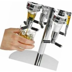 WddnAot LANGM Distributeur D'alcool, Barre De Mesure De Distributeur De Boissons à Cocktail Chromé Pour Bar/Fête à La Maison Utilisation Fit Vin Cocktail Boisson Alcoolisée Jus De Boisson (45ML) -Krups || DeLonghi Soldes 92400067 4
