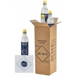 Grohe Pièces De Rechange - Bouteilles De CO2 425g, 4 Pcs 40422000 -Krups || DeLonghi Soldes 92489042 4