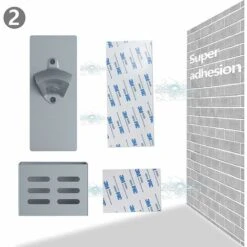 Blue Dream Magnétique Décapsuleur,Ouvre-Bouteilles En Acier Avec Cap Catcher,Mural Décapsuleur Pour La Maison,Amants De Bière Cadeau (grise) -Krups || DeLonghi Soldes 92844856 3