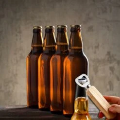 Blue Dream Décapsuleur En Bois Décapsuleur à Bière Décapsuleur En Bois Personnalisé Décapsuleur Portable Poignée En Bois Naturel Cuisine Maison Bar Couleurs En Bois -Krups || DeLonghi Soldes 92846106 5