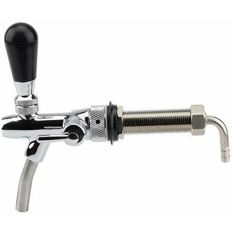 électrodéposition Réglable De Chrome De Robinet De Bière D'ébauche Avec La Maison Dontodent De Tige De 4 Pouces 2 électrodéposition Réglable De Chrome De Robinet De Bière D'ébauche Avec La Maison Dontodent De Tige De 4 Pouces – Image 2