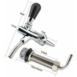 électrodéposition Réglable De Chrome De Robinet De Bière D'ébauche Avec La Maison Dontodent De Tige De 4 Pouces 8 électrodéposition Réglable De Chrome De Robinet De Bière D'ébauche Avec La Maison Dontodent De Tige De 4 Pouces -Krups || DeLonghi Soldes 93258319 4