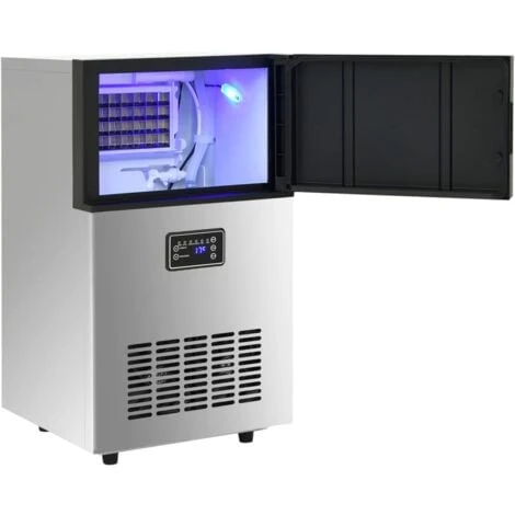 Appareil à Glaçons 420 W Argenté 45 Kg / 24 H VidaXL 4 Appareil à Glaçons 420 W Argenté 45 Kg / 24 H VidaXL – Image 4