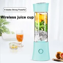 Portable Mixeur Juice Blender, Milk-Shake, Jus De Fruits Et Légumes,Mixer,480ml, Sans BPA,Mini USB Blender Des Smoothies,100W,pour Sport Et Voyage Maison,Noël Cadeaux Femme Homme -Krups || DeLonghi Soldes 94080514 3