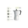 Cafetière En Aluminium 12 Tasses (600 Ml.) Classique