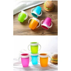 Un Gobelet Rose, Un Gobelet Violet-Tasse D'Apprentissage Miracle 360, Rose/Violette, Lot De 2 -Krups || DeLonghi Soldes 95505080 3