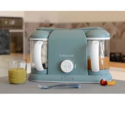 BEABA, Babycook Duo, Robot Bébé 4 En 1, Cuiseur, Mixeur, Contenance XXL 2200 Ml - Eucalyptus -Krups || DeLonghi Soldes 96276759 3