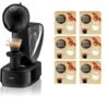 KRUPS Nescafé Dolce Gusto Infinissima YY5056FD Noir + 6 Boites De Café Bio, Offre Antigaspillage