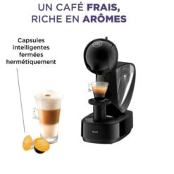 KRUPS Nescafé Dolce Gusto Infinissima YY5056FD Noir + 6 Boites De Café Bio, Offre Antigaspillage -Krups || DeLonghi Soldes 96277266 3