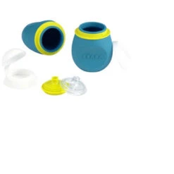 BEABA Lot Portion De Conservation Squeez'Portion + Gourde BabySqueez' 2 En 1 Pour Bébé/enfant, En Silicone, 2x180 Ml, Bleu -Krups || DeLonghi Soldes 96412511 3