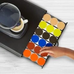 Générique KitchenBrothers Porte-capsules - Avec Tiroir - Dolce Gusto - 36 Capsules - Acier Inoxydable - Noir -Krups || DeLonghi Soldes 96932337 4